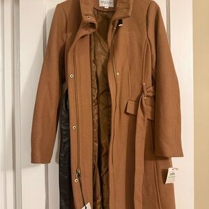 Cole Haan Women's Brown Trench Coat